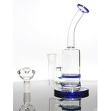 8 inch Water Pipe  Honeycomb Perc Glass with 14mm bowl