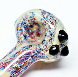 4" QUALITY MARBLE HAND PIPE GLASS BOWL